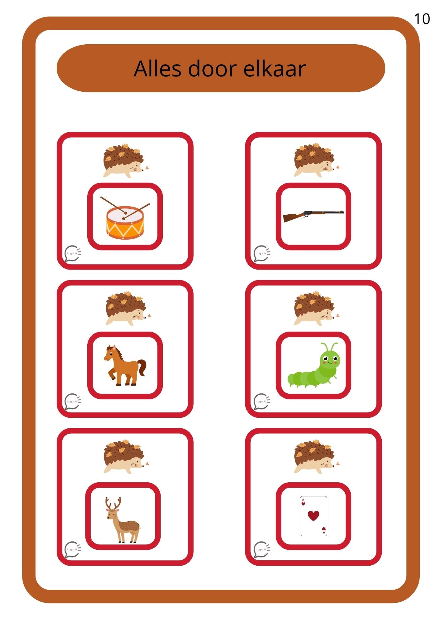 Articulatie R - Herfstbundel - Spelletjes