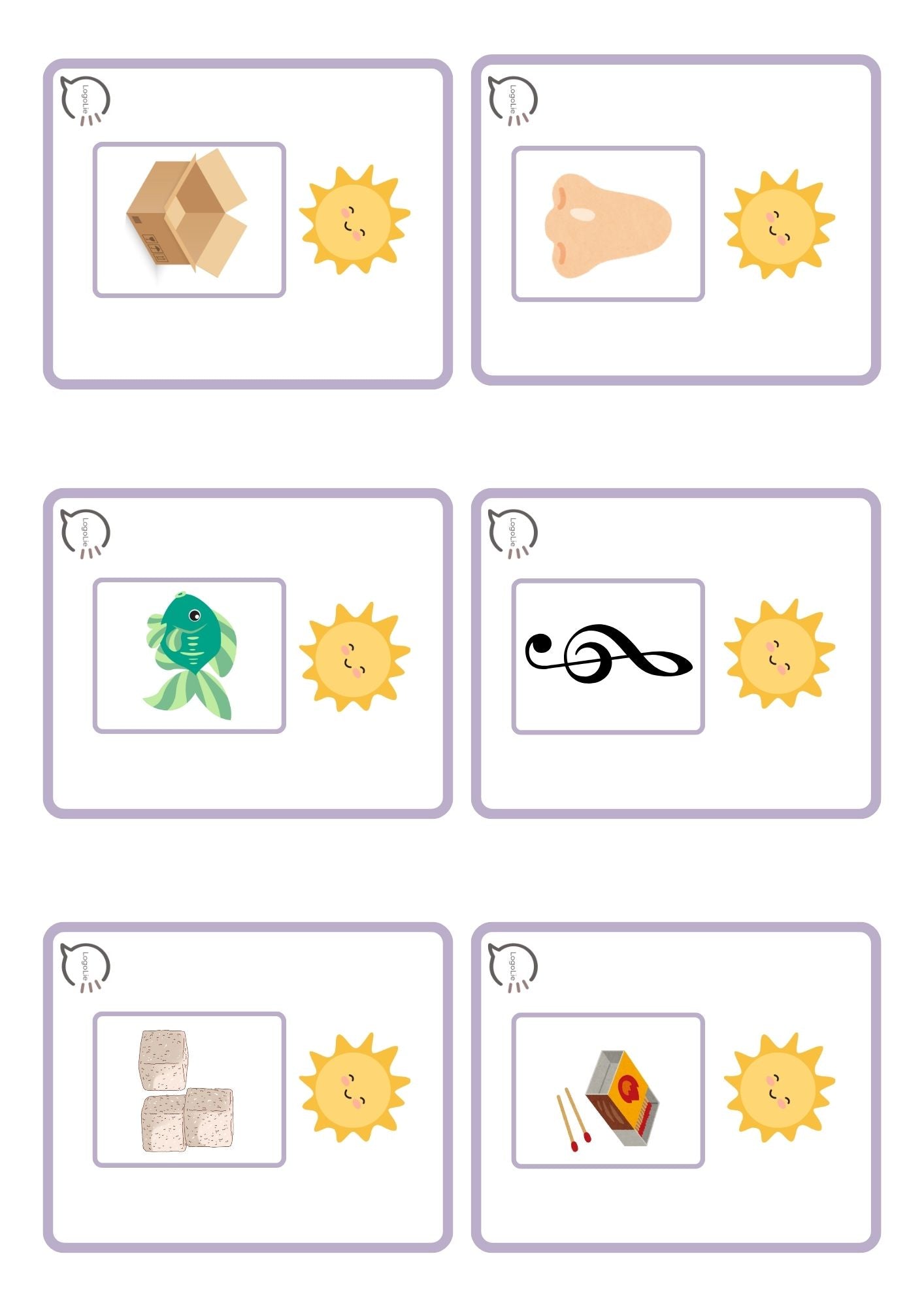 Articulatie /S/-klank - ijsjesspel - zonder clusters