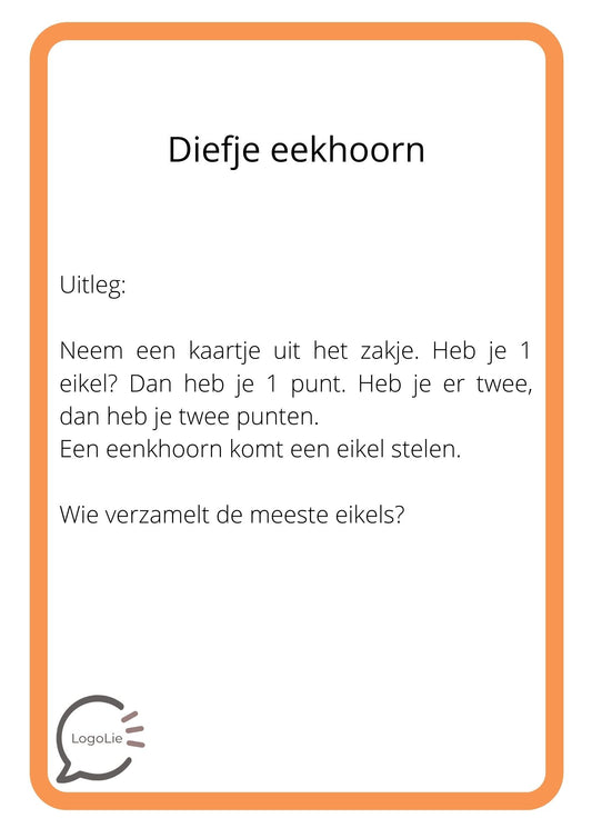 Articulatie /R/ - Herfst - Diefje Eekhoorn