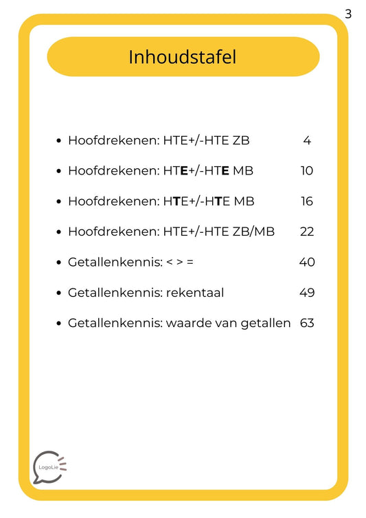 Lentespelletjes - Rekenen - Tot 1000