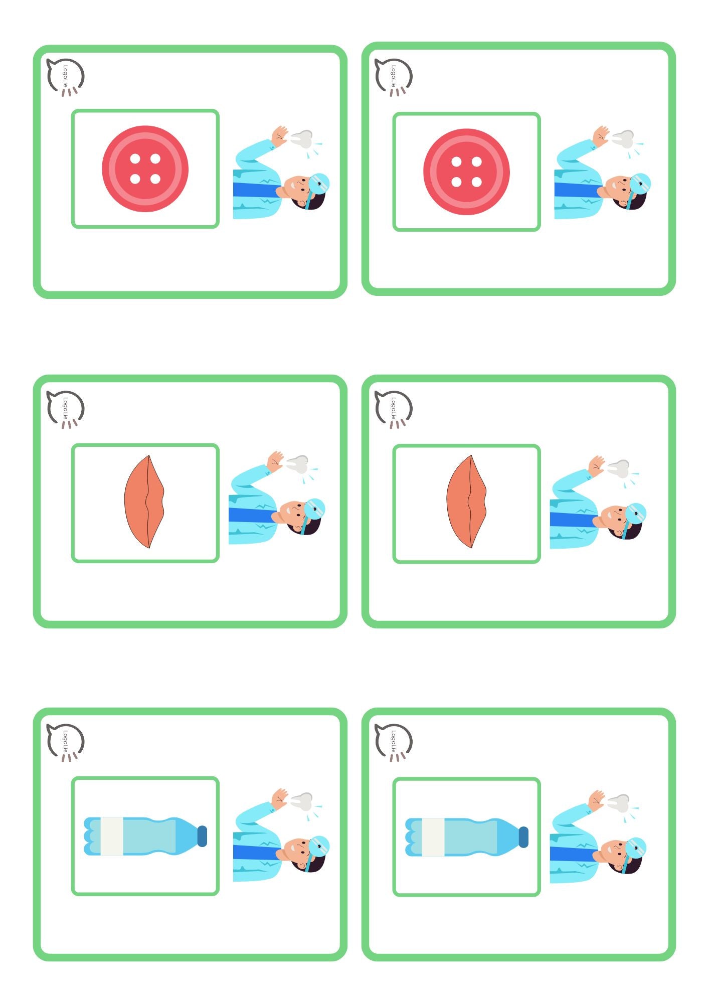 OMFT - Knoop, Fles & Lipmassage - Tanden Poetsen