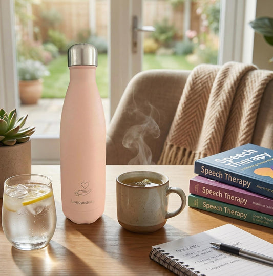 Dubbelwandige Drinkfles - Poederroze