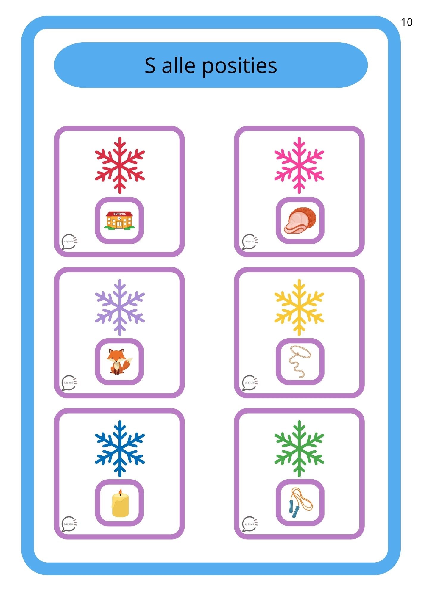 Articulatie S - Winterbundel - Spelletjes