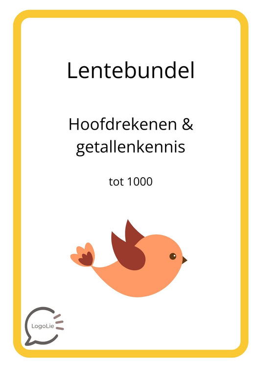Lentespelletjes - Rekenen - Tot 1000