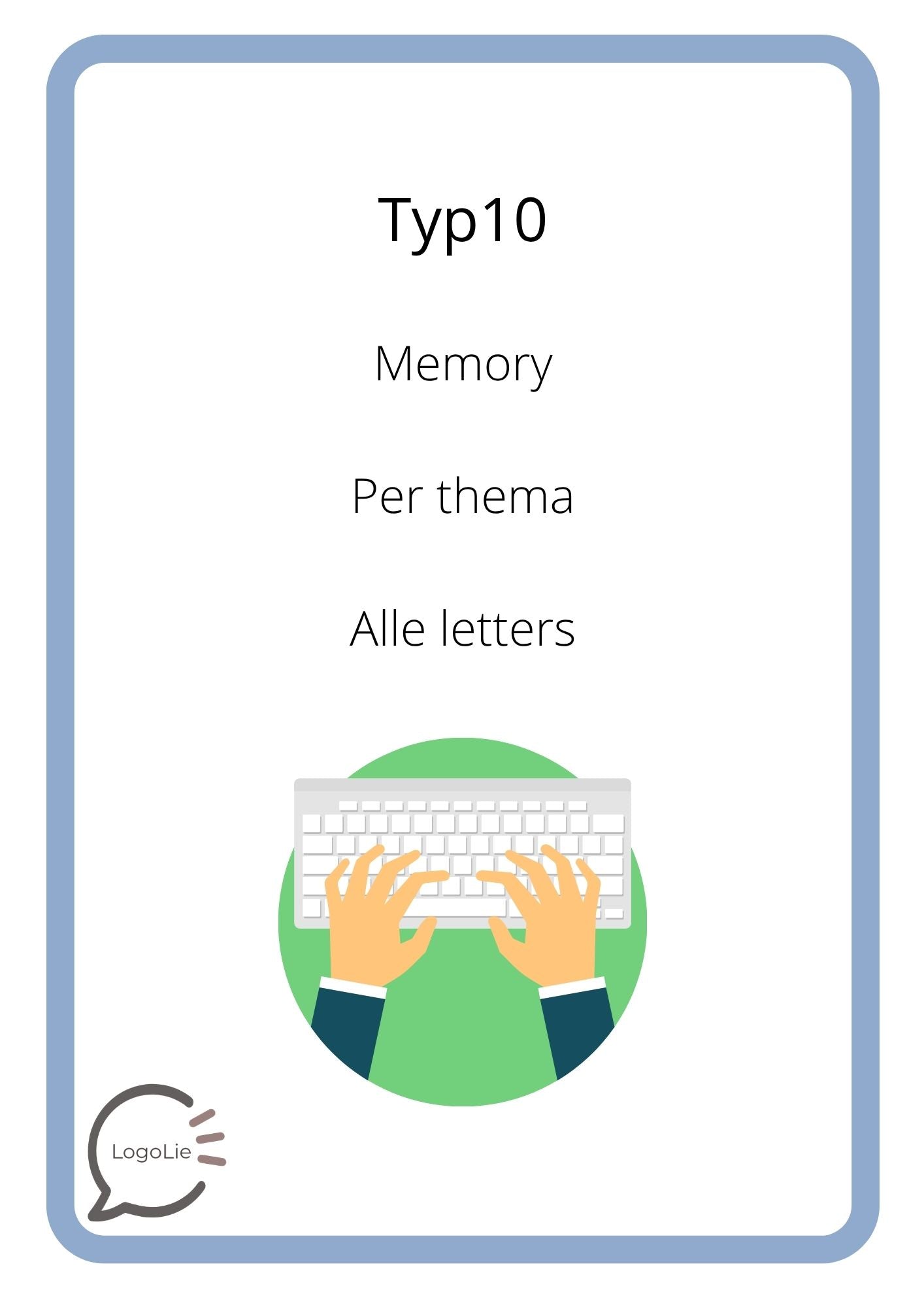 Memory Typ10 - Per seizoen - Alle letters