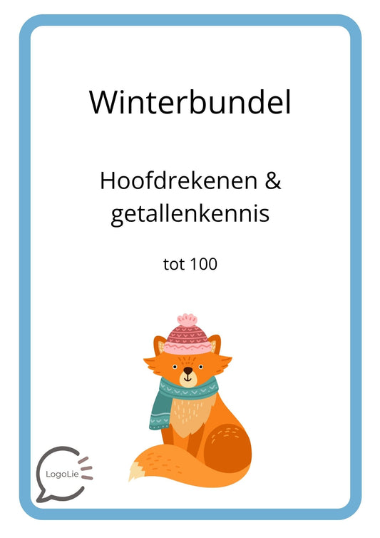 Winterspelletjes - Rekenen - Tot 100