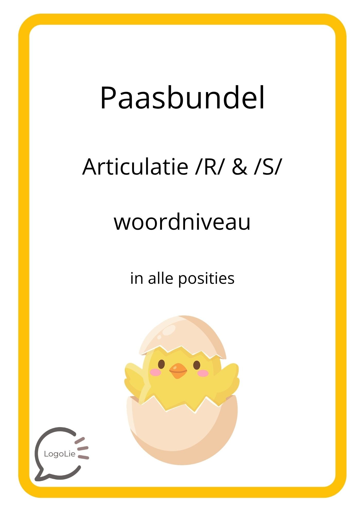 Paasbundel - Articulatie - R en S