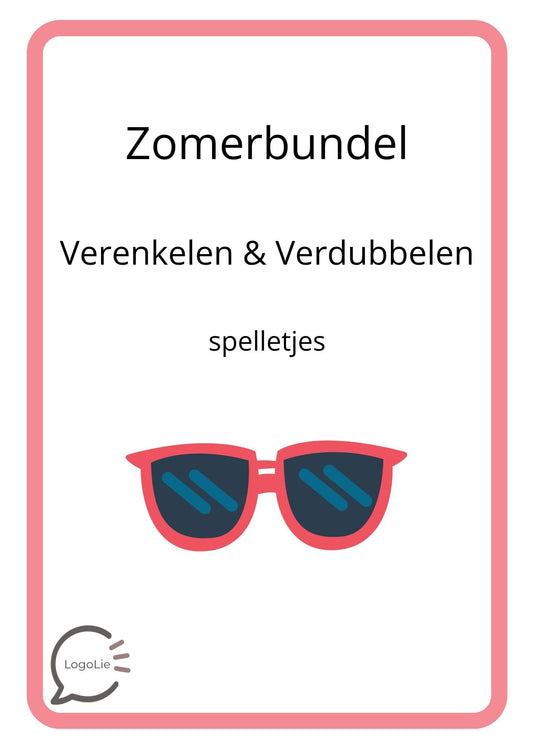 Zomerspelletjes - Spelling - Verenkelen & Verdubbelen