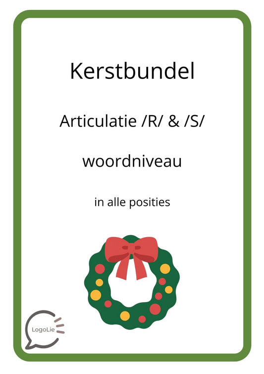Kerstbundel - Articulatie - R en S