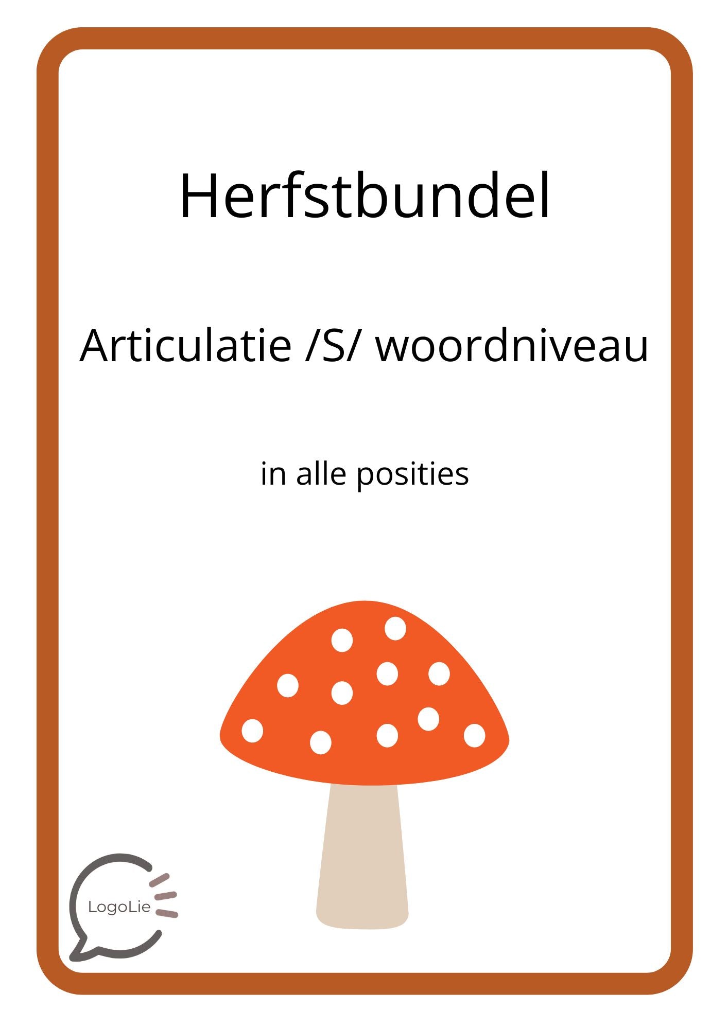 Articulatie S - Herfstbundel - Spelletjes