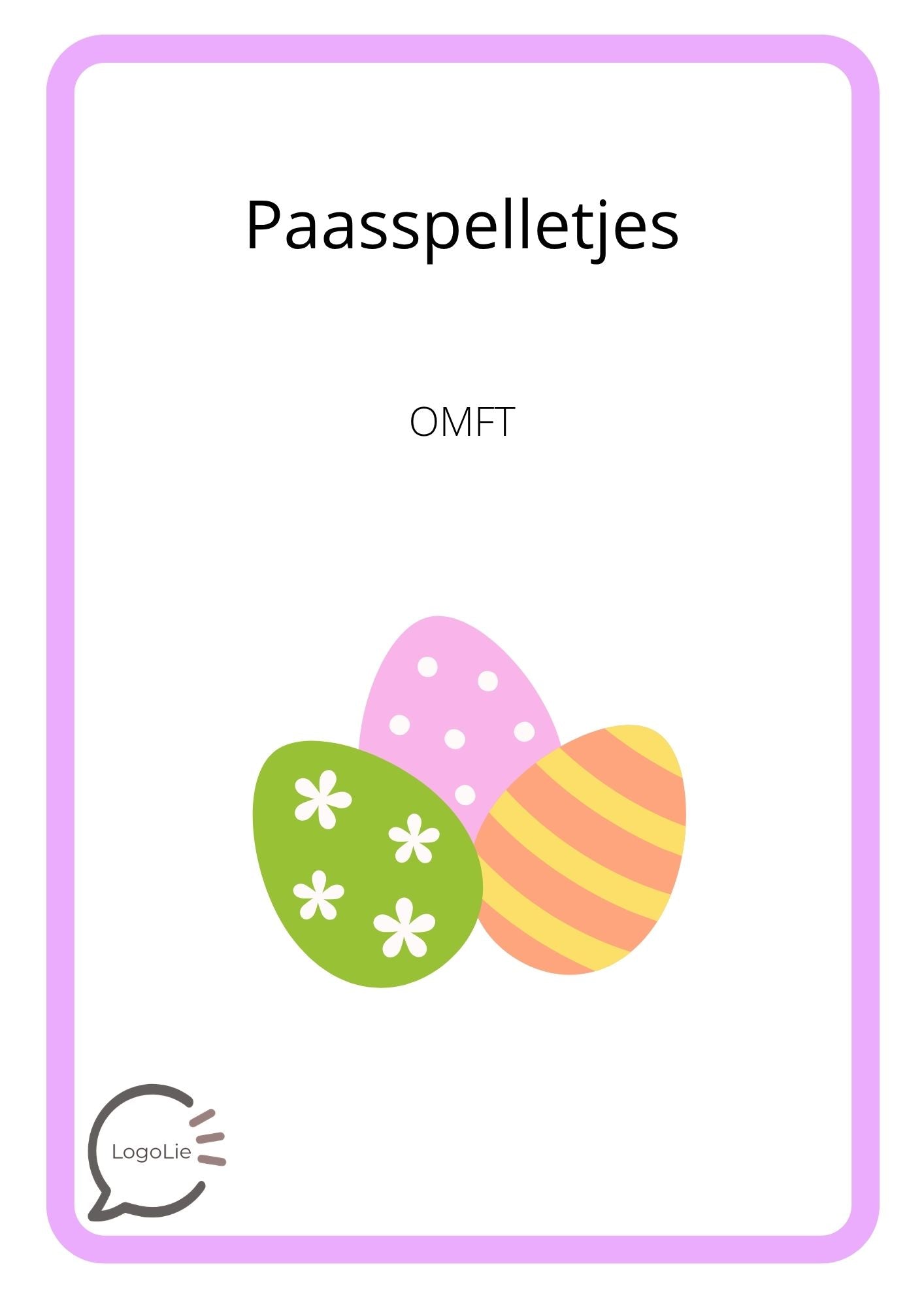 Paasspelletjes - OMFT