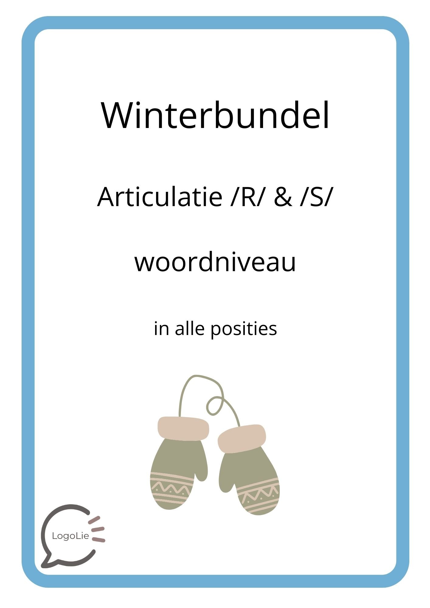 Winterbundel - Articulatie - R en S