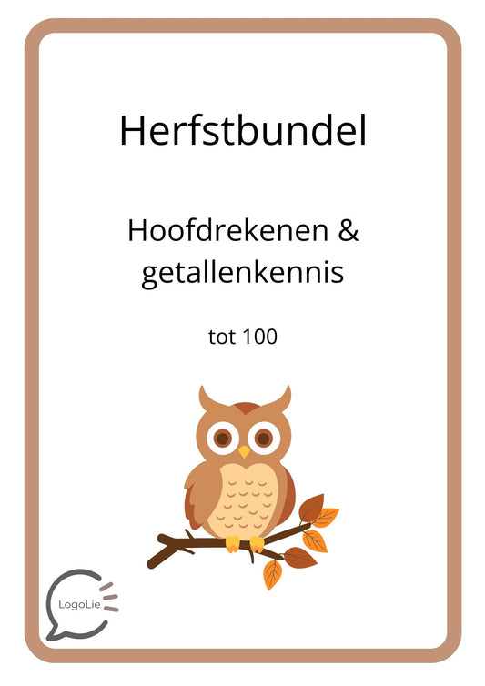 Herfstspelletjes - Rekenen - Tot 100