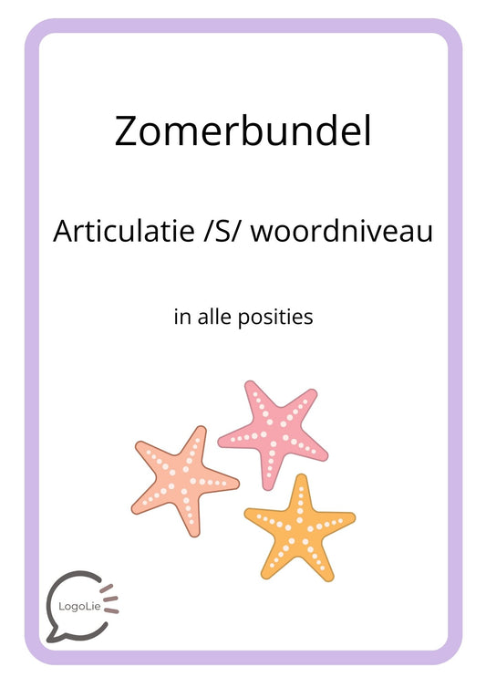 Articulatie S - Zomerbundel - Spelletjes