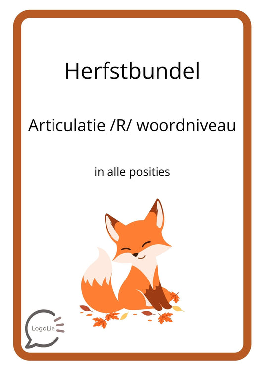 Articulatie R - Herfstbundel - Spelletjes