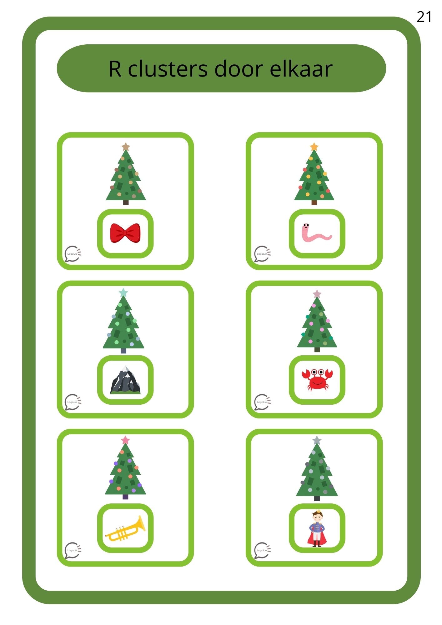 Kerstbundel - Articulatie - R en S