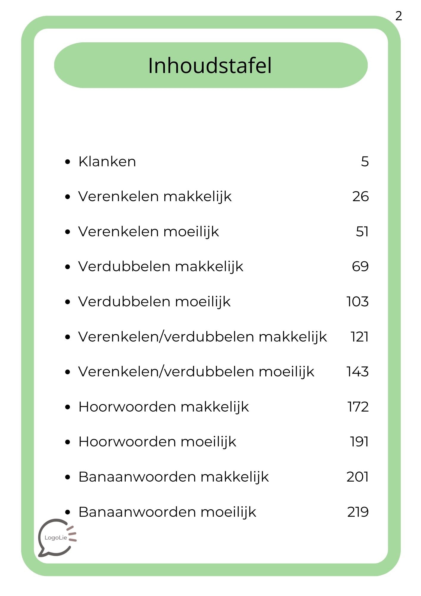 Spelling - Verenkelen & Verdubbelen - Werkbundel - Spelletjes