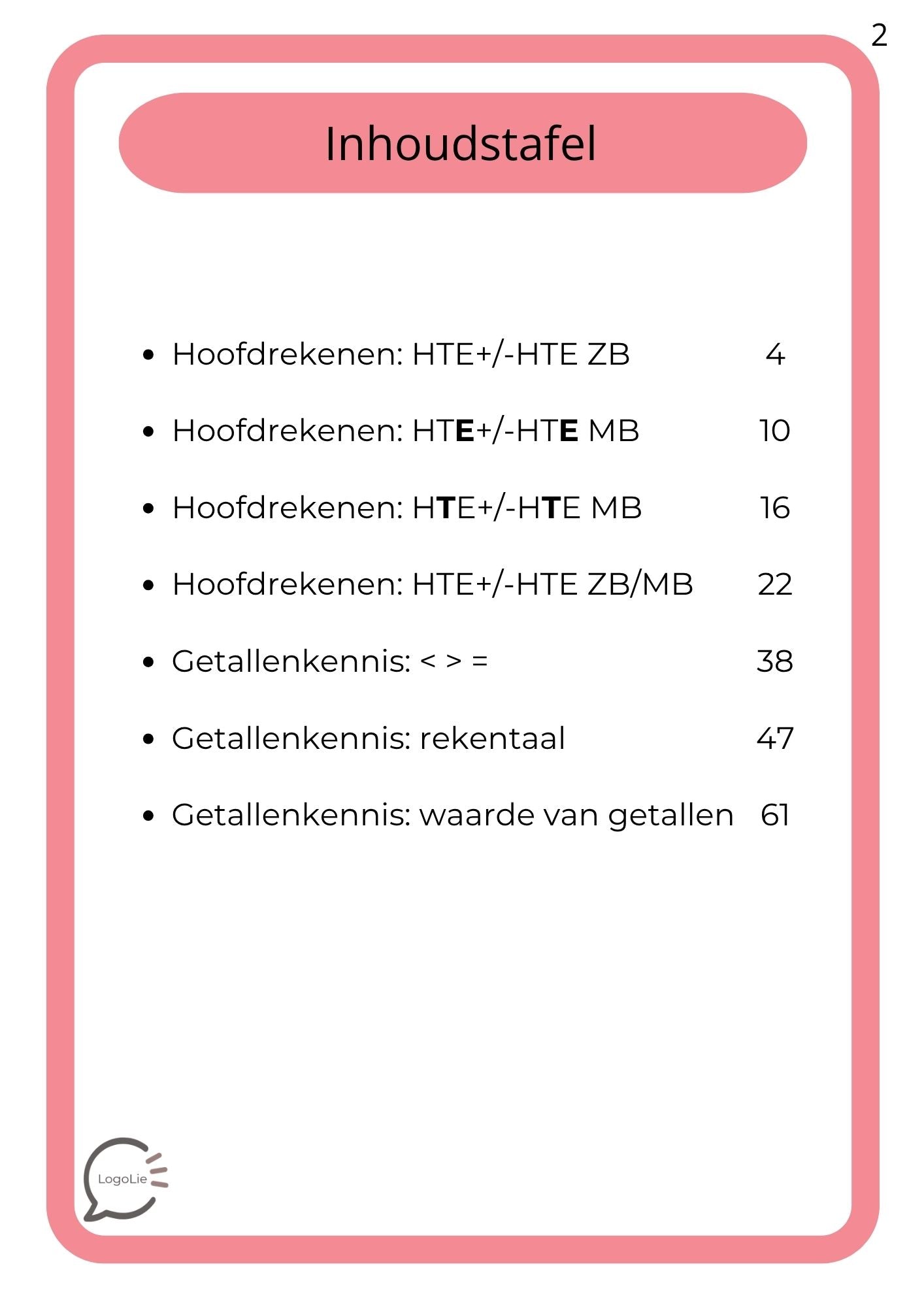 Zomerspelletjes - Rekenen - Tot 1000