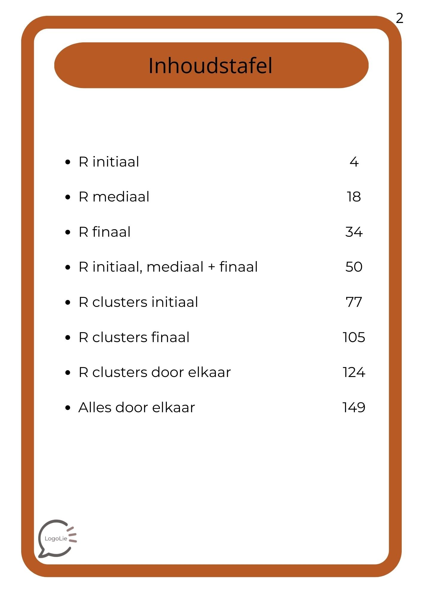 Articulatie R - Herfstbundel - Spelletjes