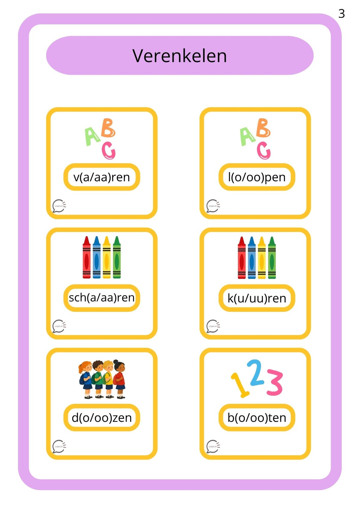 Schoolspelletjes - Spelling - Verenkelen & Verdubbelen