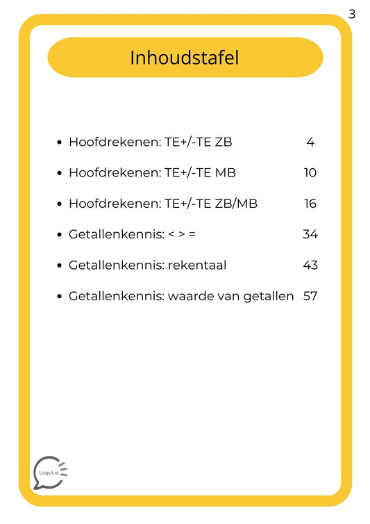 Lentespelletjes - Rekenen - Tot 100