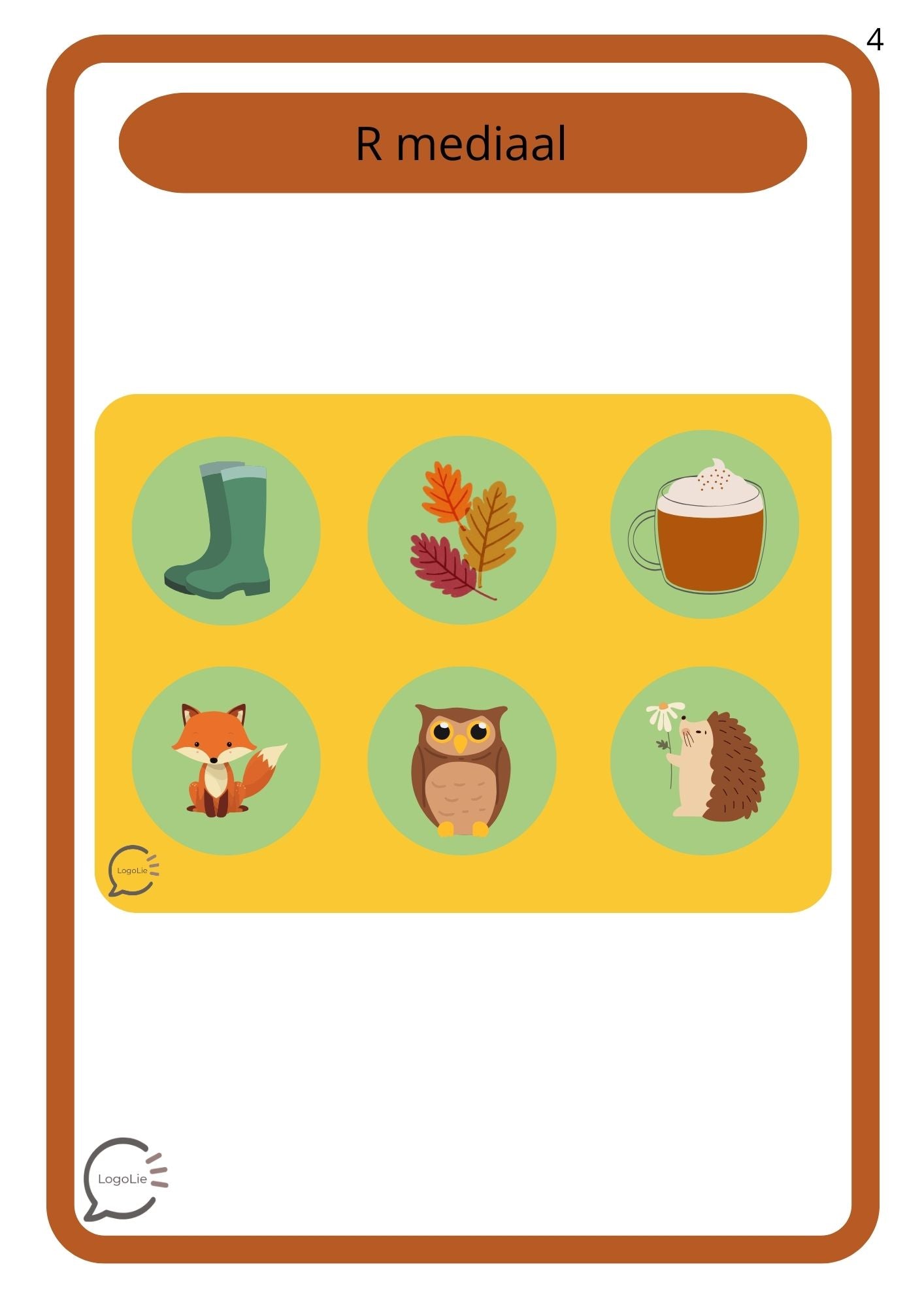 Articulatie R - Herfstbundel - Spelletjes