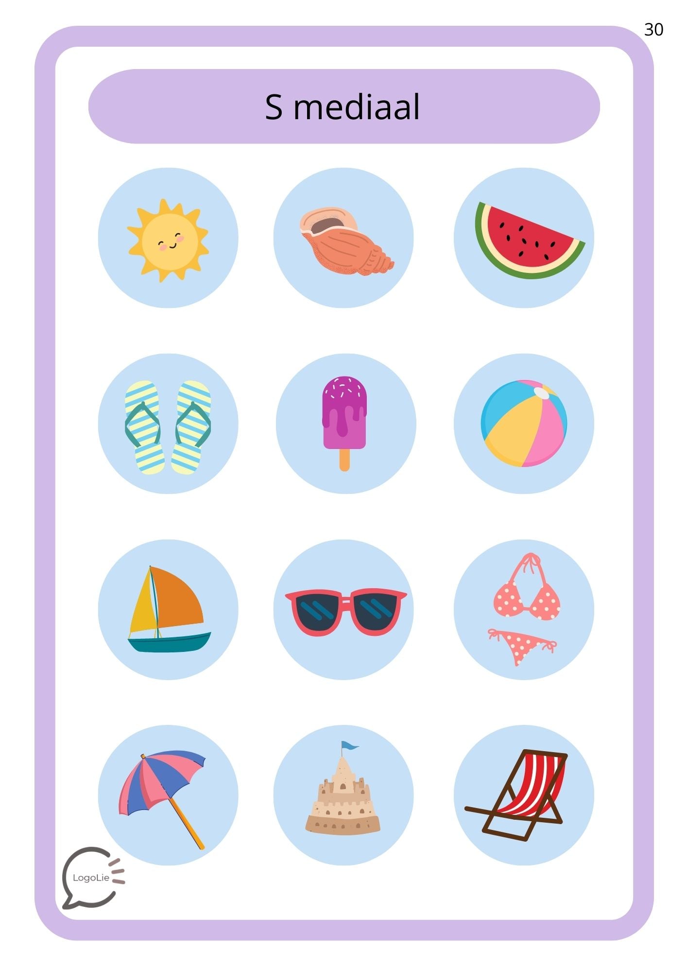 Articulatie S - Zomerbundel - Spelletjes