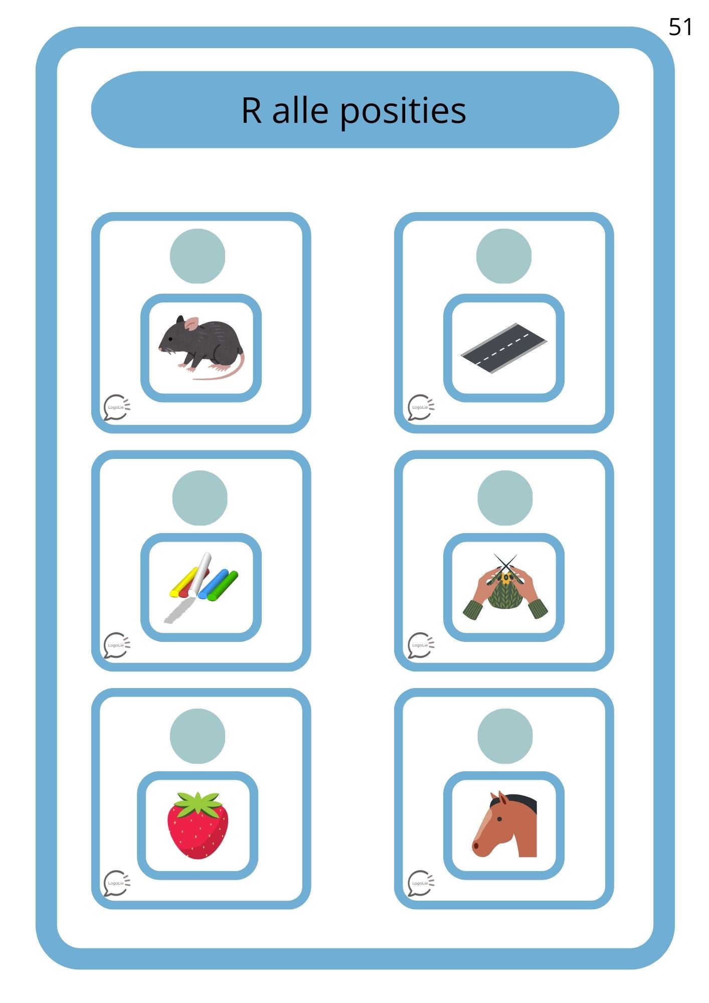 Winterbundel - Articulatie - R en S