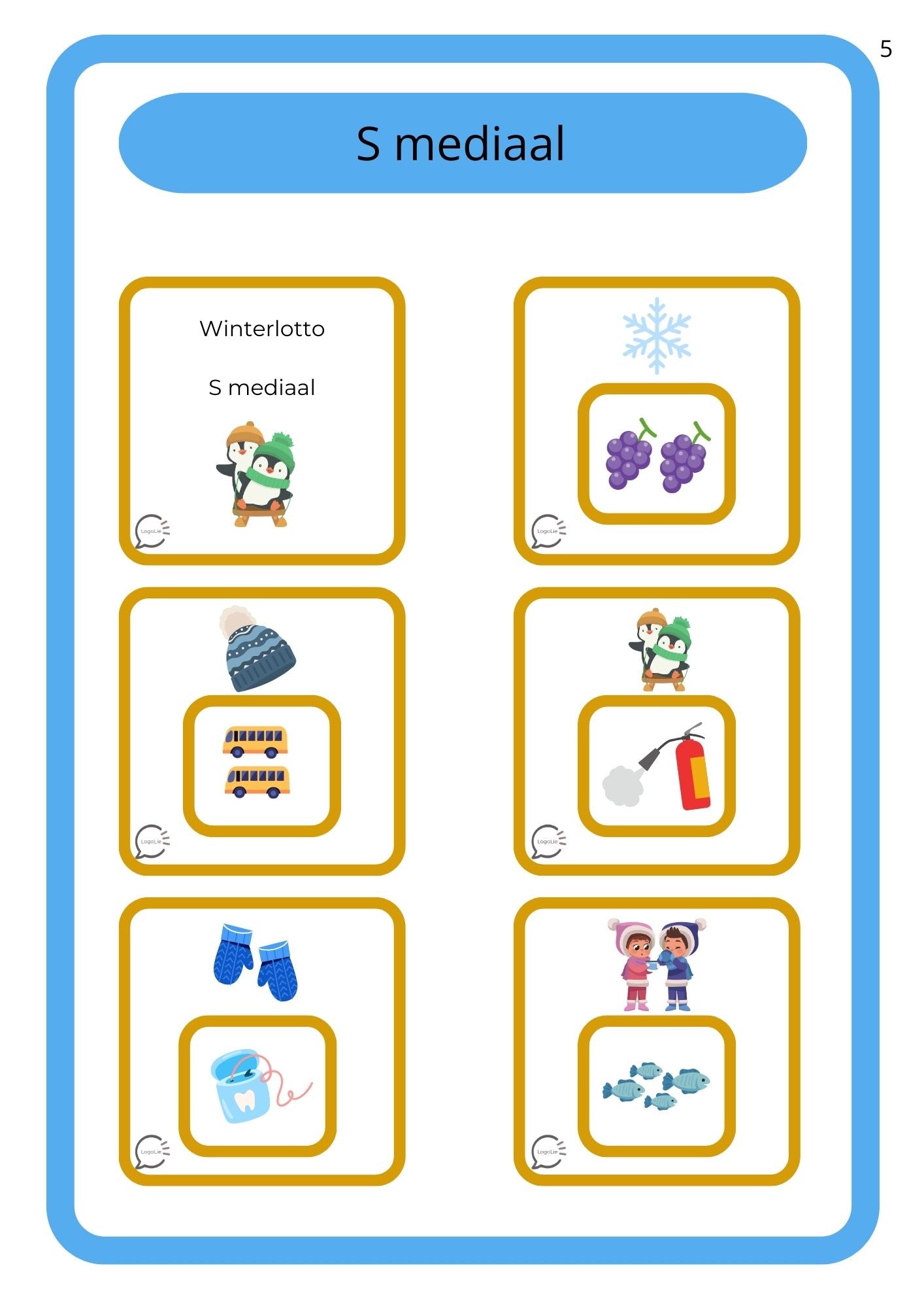 Articulatie S - Winterbundel - Spelletjes