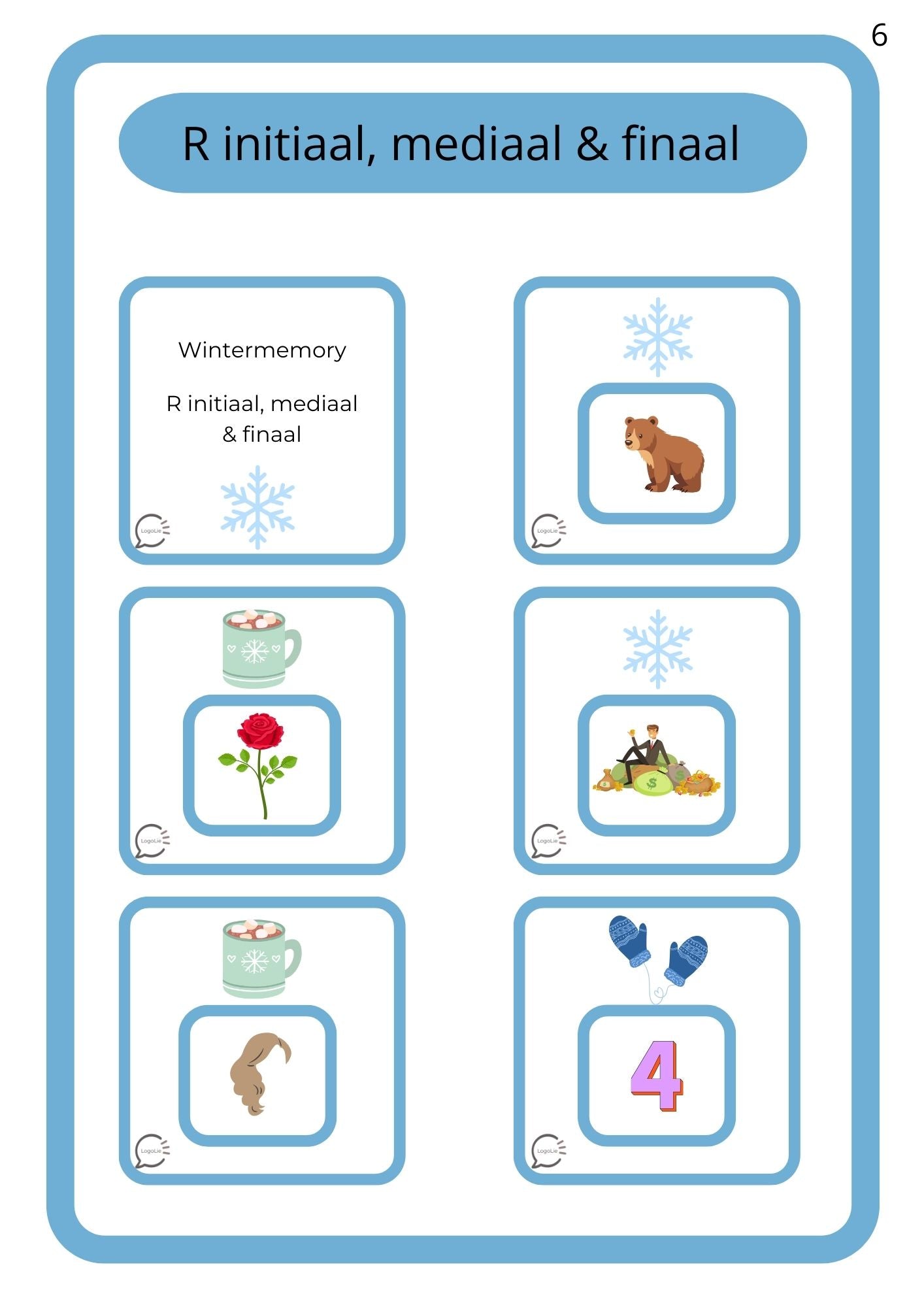 Winterbundel - Articulatie - R en S