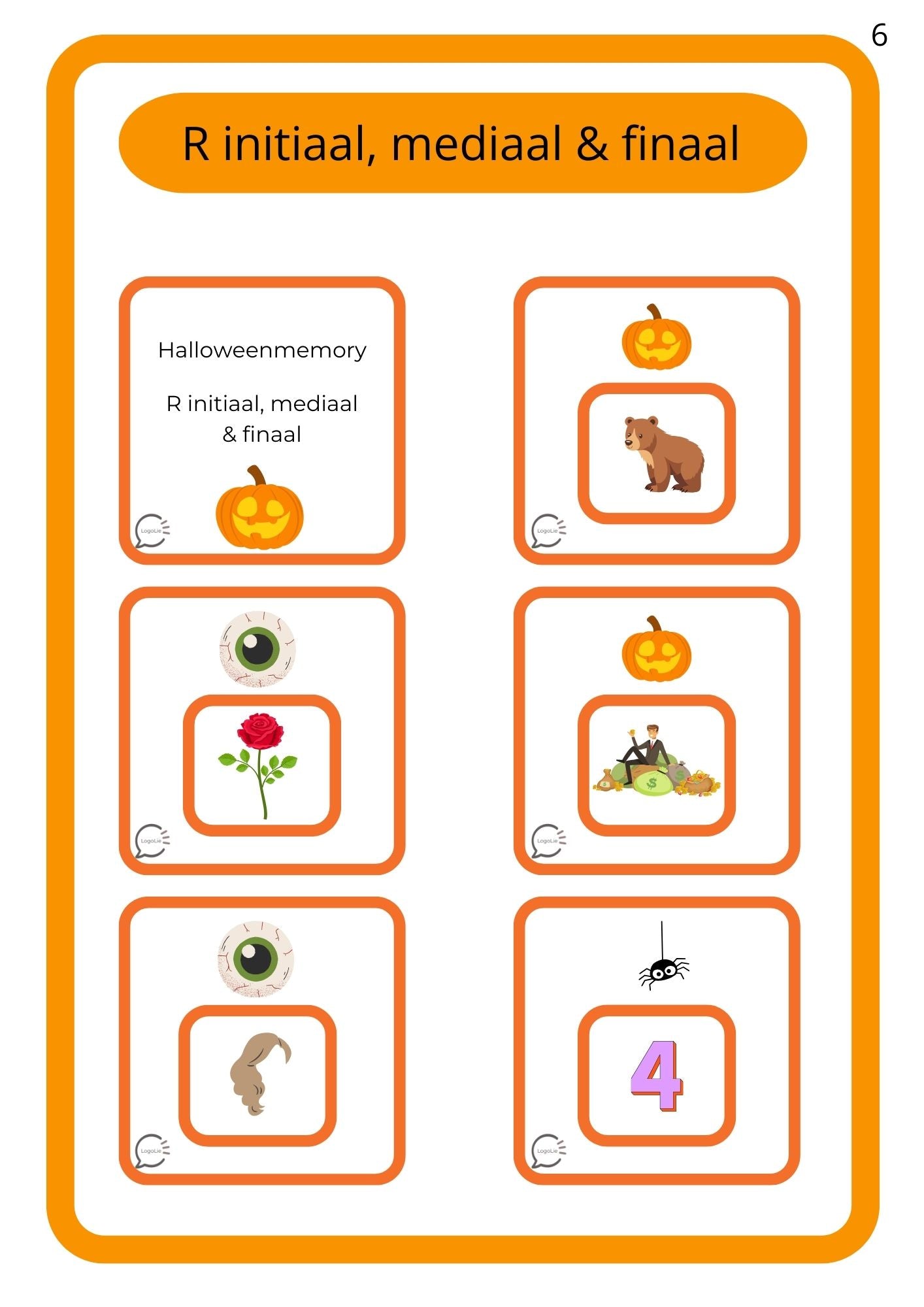 Halloweenbundel - Articulatie - R en S