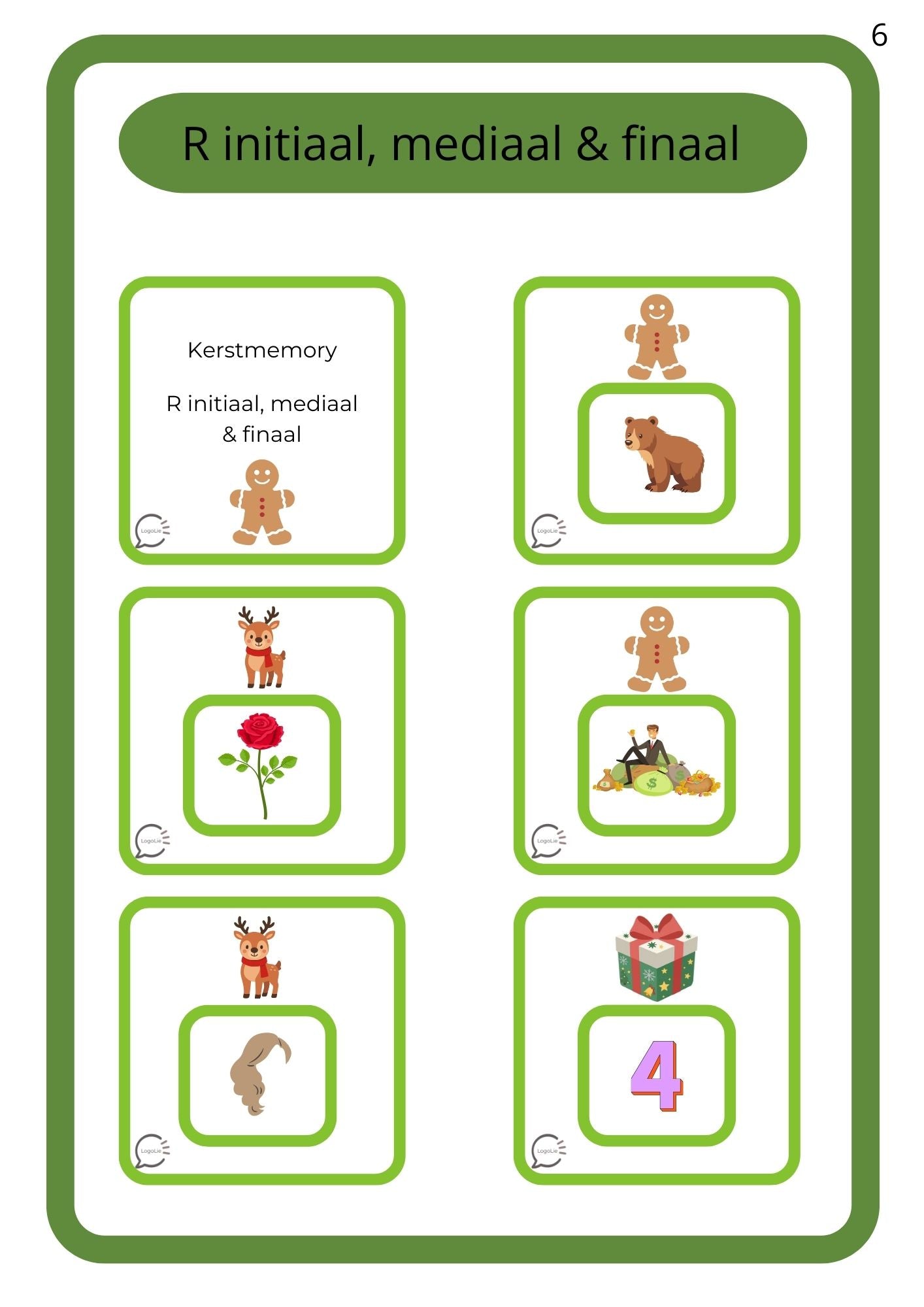Kerstbundel - Articulatie - R en S