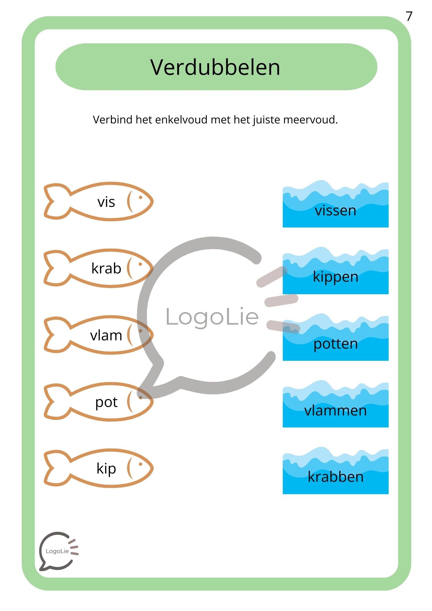 Spelling - Verenkelen & Verdubbelen - Werkbundel - Spelletjes