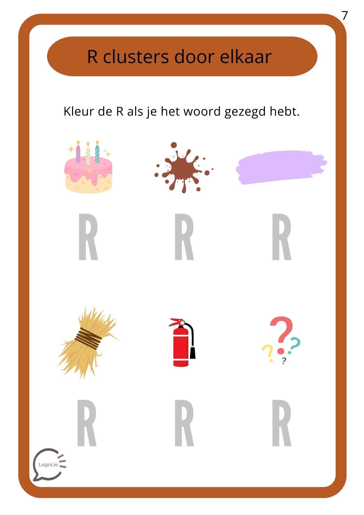 Articulatie R - Herfstbundel - Spelletjes