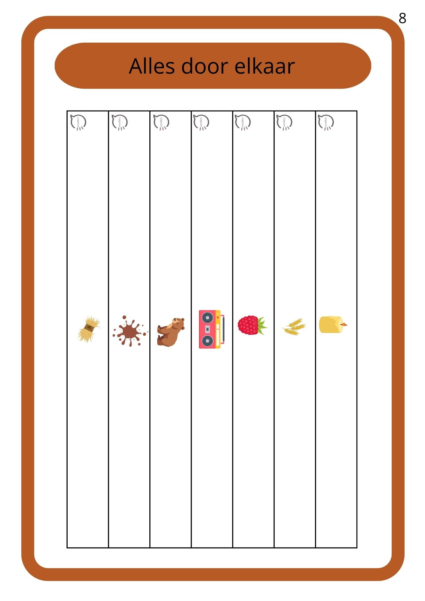 Articulatie R - Herfstbundel - Spelletjes