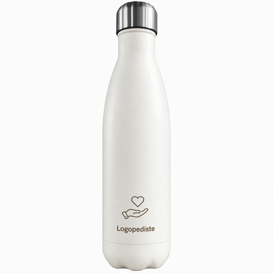 Dubbelwandige Drinkfles - Wit