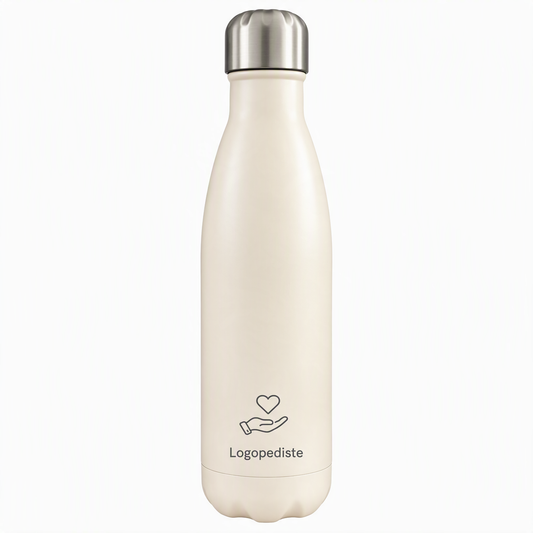 Dubbelwandige Drinkfles - Parelmoer